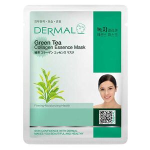 Dermal Korea Green Tea Collagen Essence Full Face Sheet Mask