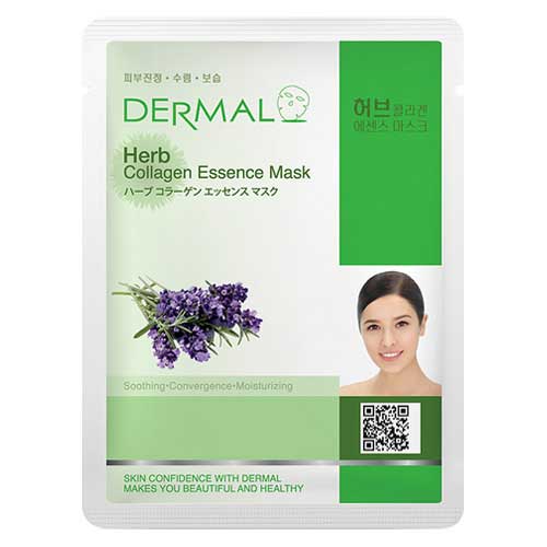 Dermal Korea Herb Collagen Essence Full Face Sheet Mask