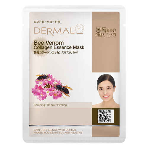 Dermal Korea Bee Venom Collagen Essence Sheet Full Face Mask