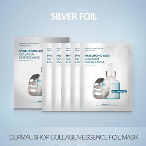 Dermal Shop Hyaluronic Acid Collagen Essence Silver Foil Mask 1 Box (5 Sheets)