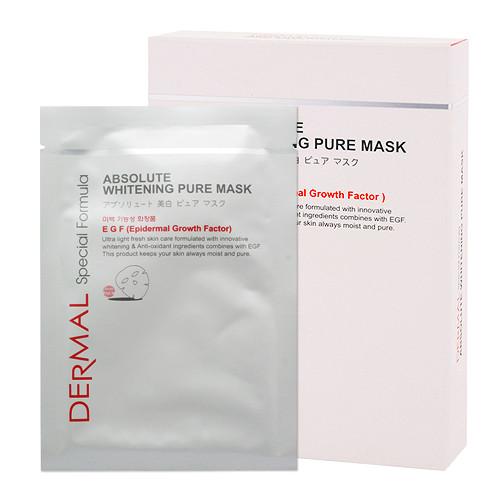Dermal Special Formula Absolute Whitening Pure Mask 1 BOX (8 Sheets)