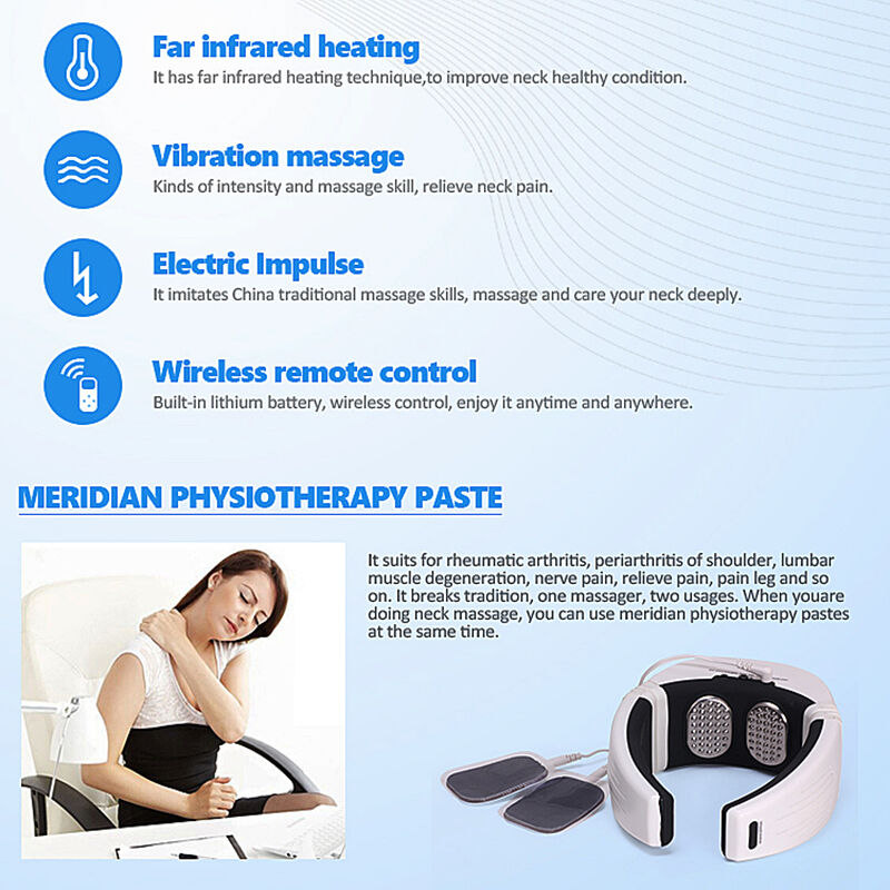 Wireless Back Massage Stick Infrared Heating Meridian Neck