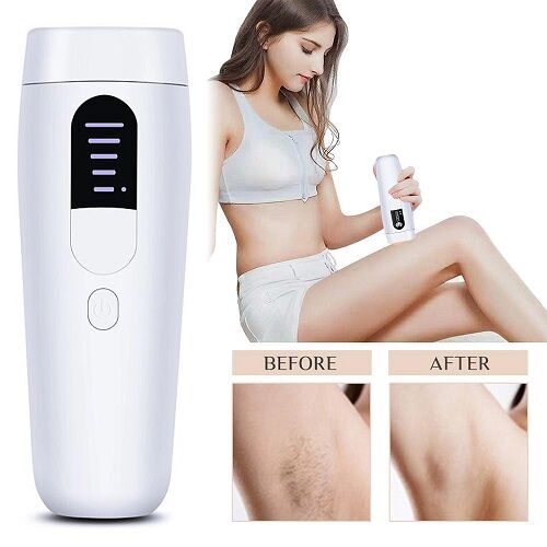 Hair Remover  Rechargeable Instant Painless Facial Body Hair Remover  Trimmer Shaver for Men and Women